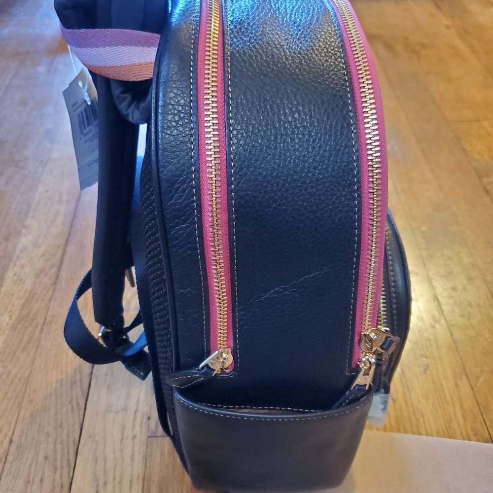 Coach Court Backpack - Blocked Signature Canvas With Souvenir Patch - NWT - Picture 8 of 12